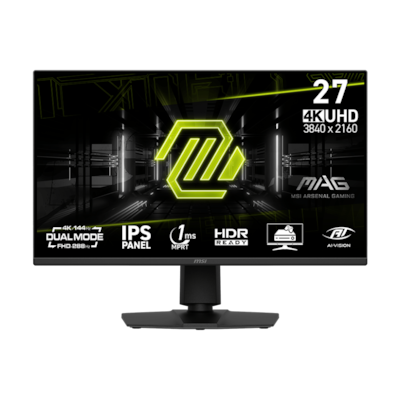 MSI MAG 275UPD E14 Gaming Monitor - 4K UHD, Dual Mode Dual Mode für UHD bei 144 Hz und FHD bei 288 Hz