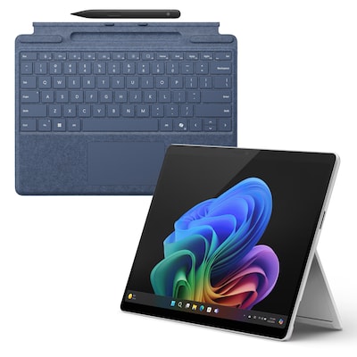 Microsoft Surface Pro Copilot+ PC 13" - 16GB - 512GB - X Elite inkl. Pro Keyboard mit Slim Pen sapphire - 13" OLED touch...