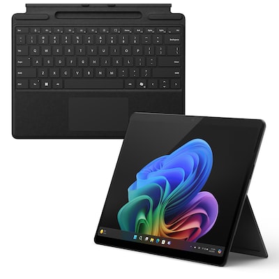 Microsoft Surface Pro Copilot+ PC 13" - 16GB - 1TB - X Elite inkl. Pro Keyboard mit Slim Pen schwarz - 13" OLED touchscr...