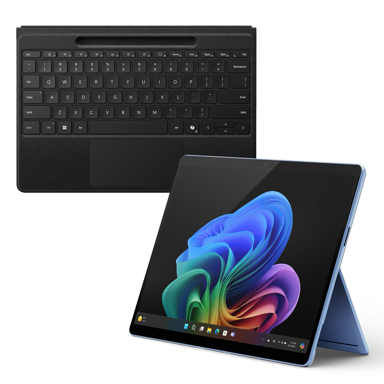 Microsoft Surface Pro OLED Copilot+ PC - 16GB - 1TB - X Elite inkl. Pro Flex Keyboard schwarz - 16GB - 1TB - sapphire - ...