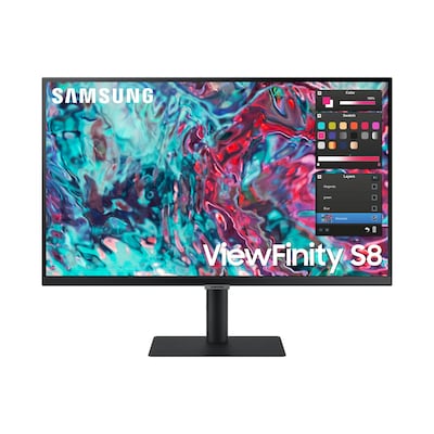 Samsung ViewFinity S8 S27B800TGU Office Monitor - 4K, IPS, LAN