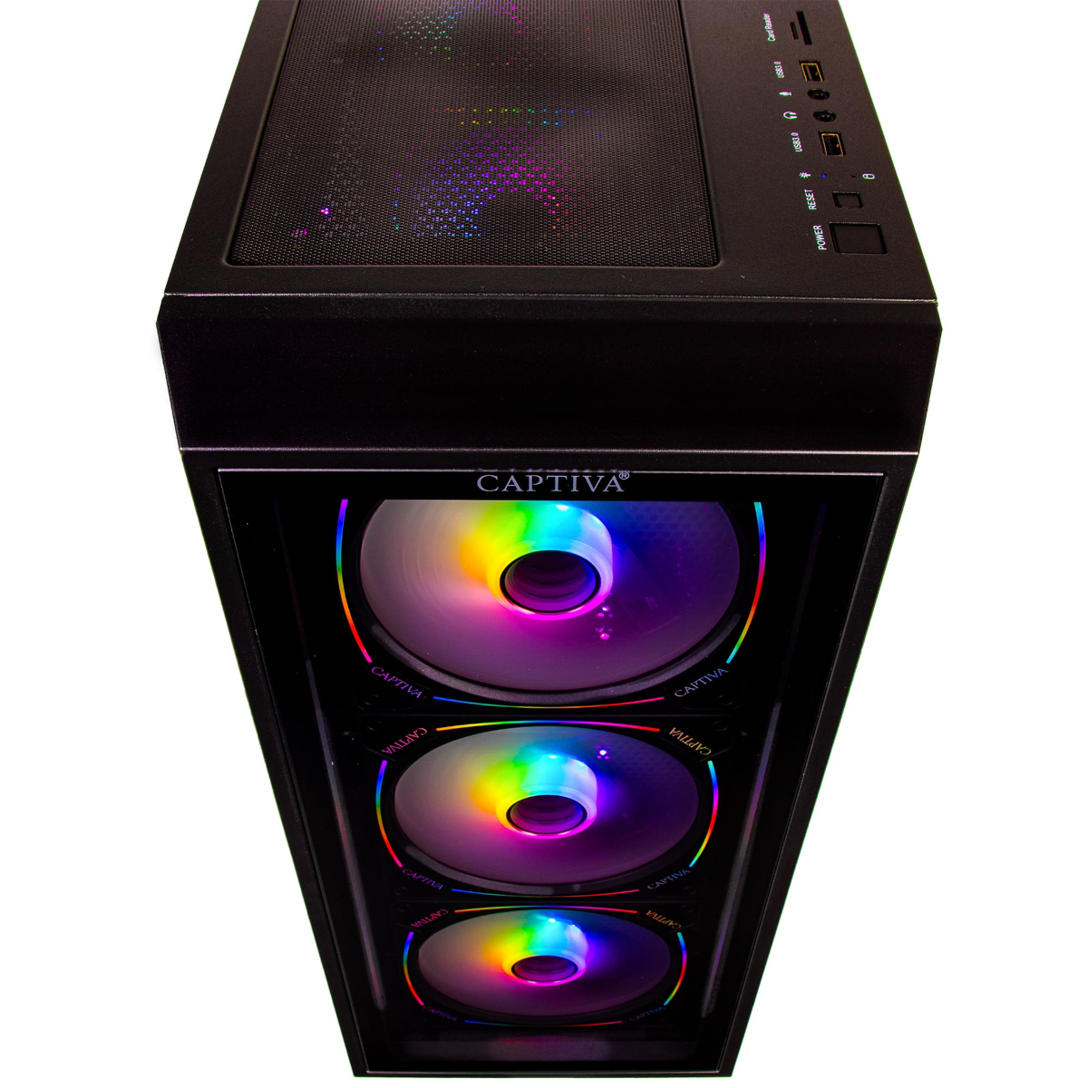 Captiva PC Highend Gaming R95-150 AMD Ryzen 9 9900X, 32GB DDR5 RAM, RTX 5070 (12GB GDDR7), 1TB M.2 SSD, Windows 11 Home PC Produkt Bild 3