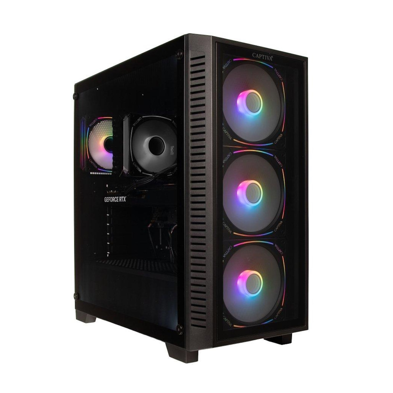 Captiva PC Highend Gaming I89-532 Intel Core Ultra 7 265KF, 32GB DDR5 RAM, 1TB M.2 SSD, Nvidia Geforce RTX 5070 Ti (16GB...