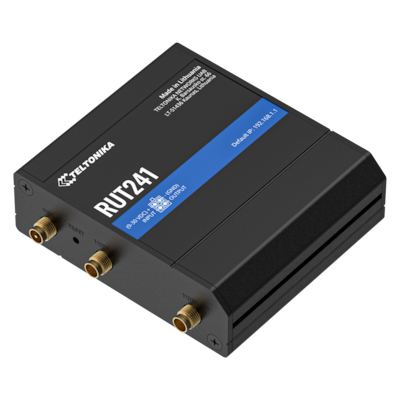 Teltonika RUT241 4G eSIM Router 4G LTE (Cat 4), 3G, 2G, 1x LAN, 1x WAN