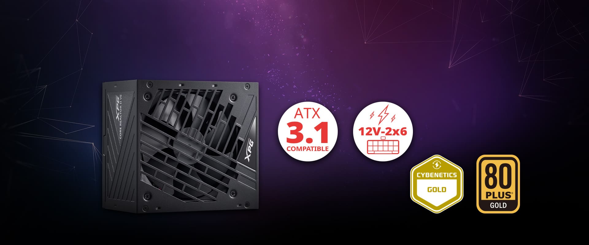 ADATA XPG CORE REACTOR II VE 850W ATX 3.1 Black | PC-Netzteil_1