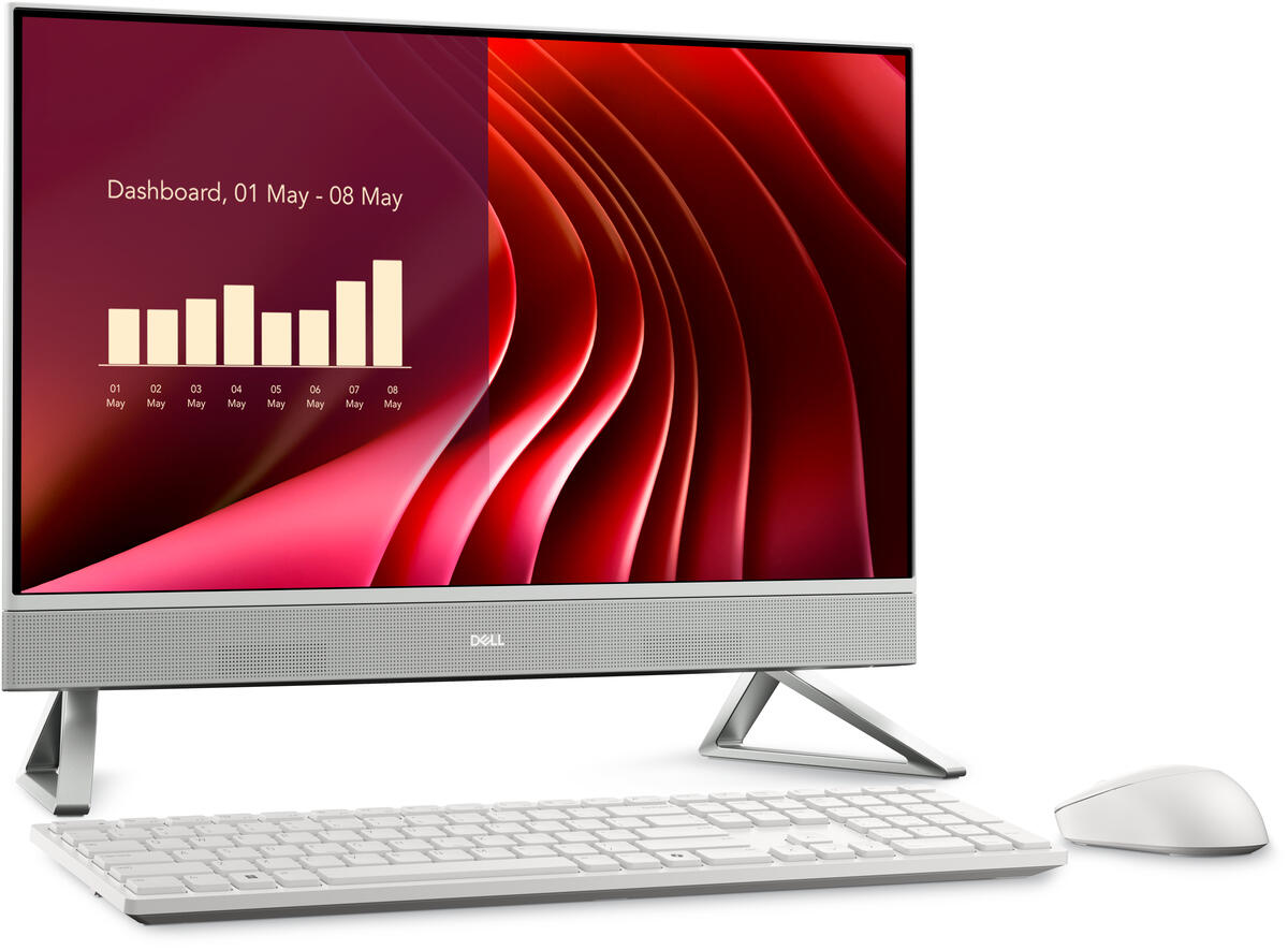 Dell 24 All-in-One Desktop MV38K - 60,5cm (23,8") FHD-Display - i5-1334U, 8GB DDR5 RAM, 512GB SSD, UHD Grafik, W11 Home