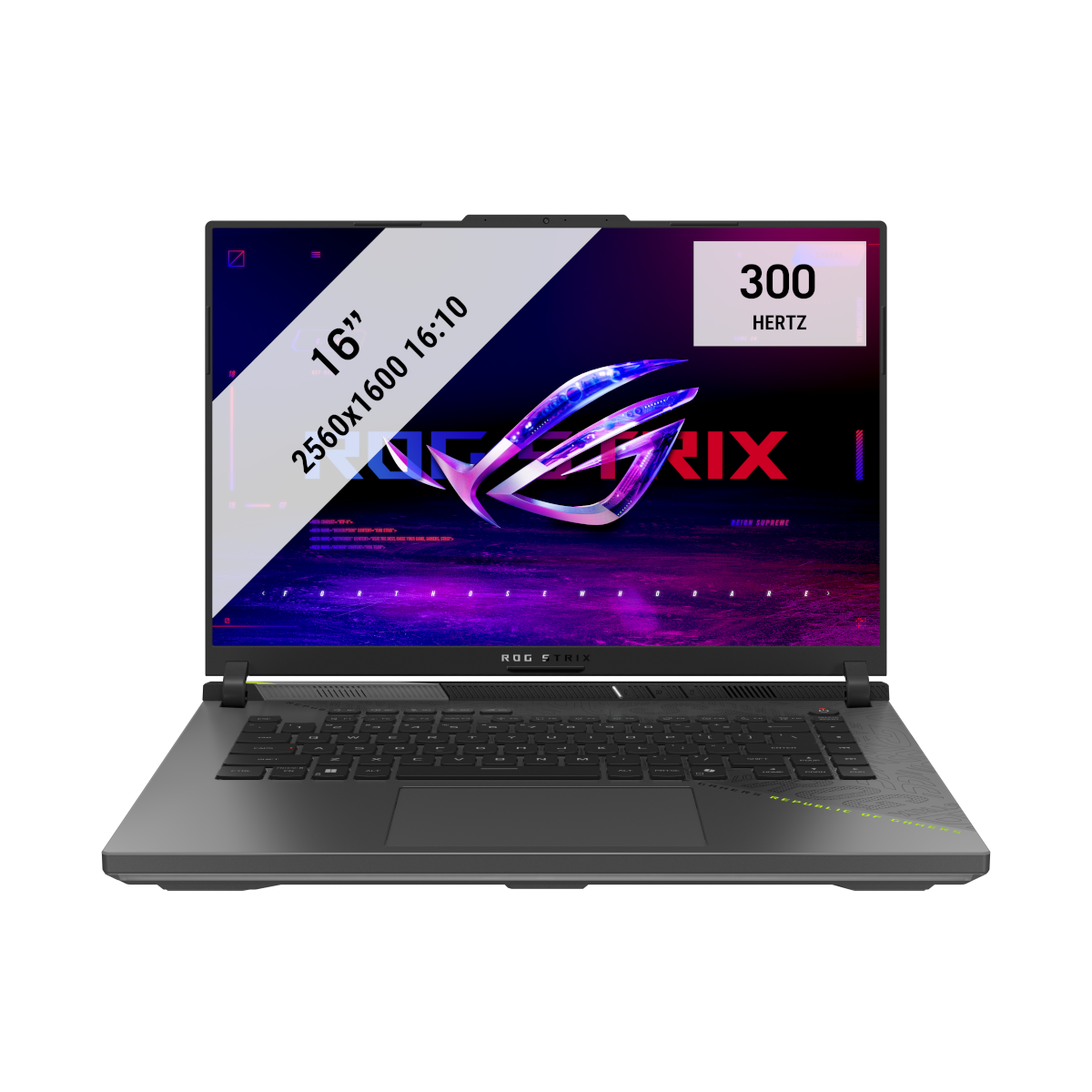 ASUS ROG Strix 16 G614PW-TS092W - 16" WQXGA IPS, 300Hz, AMD Ryzen 9-8940HX , 32GB RAM, 1000GB SSD, GeForce RTX 5080, Windows 11 Home