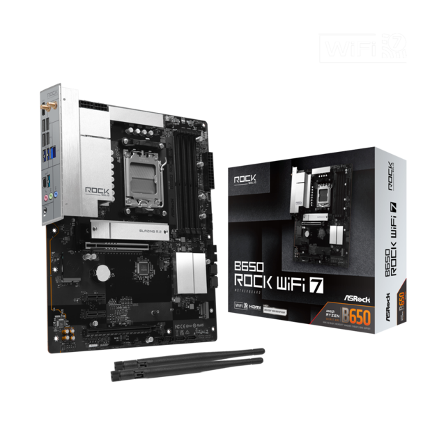 ASRock B650 Rock WiFi 7 motherboard