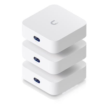 3er Set Ubiquiti UniFi Express 7 Cloud Gateway WiFi 7 (WLAN BE) Triband, 1x 10G WAN, 1x 2.5G LAN