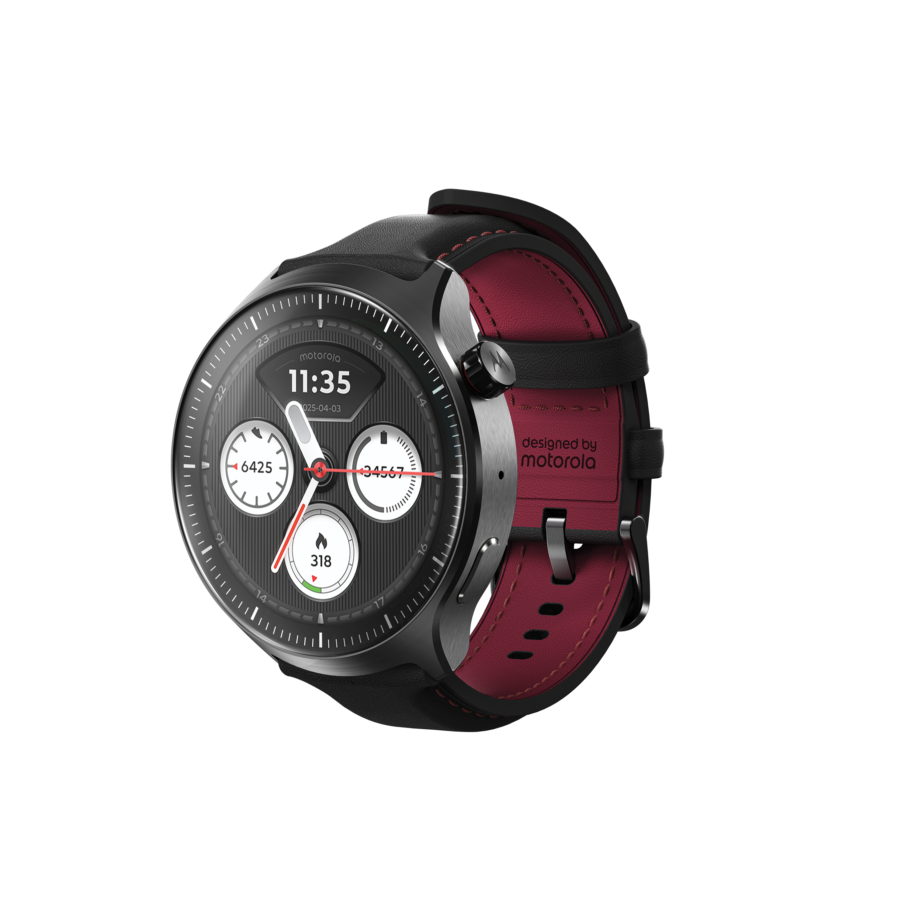 Motorola - moto watch ultra, Black 1,50" pOLED-Display bis zu 2000 Nits, 550mAh-Akku hält bis zu 2 Tage mit einer Ladung, 46mm Edelstahlgehäuse, IP68