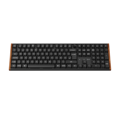 Keychron K2 K5 Ultra 8K Wireless Low-Profile Mechanische Gaming-Tastatur, RGB, Hot-Swap, Schwarz, DE-Layout