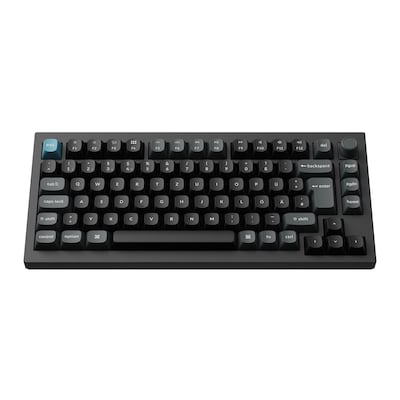 Keychron K2 Q1 Ultra 8K Wireless Mechanische Gaming-Tastatur RGB, Hot-Swap, Schwarz, DE-Layout