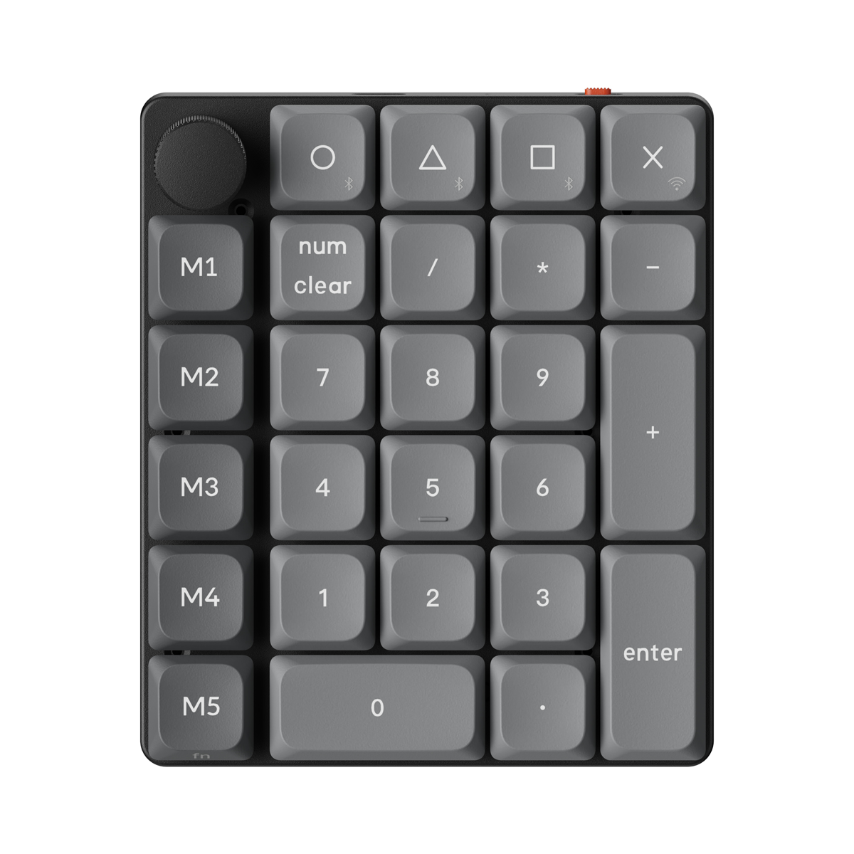 Keychron K2 K0 Max Wireless Low-Profile Ziffernblock Hot-Swap, Bluetooth 5.3, Schwarz
