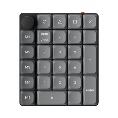 Keychron K2 K0 Max Wireless Low-Profile Ziffernblock Hot-Swap, Bluetooth 5.3, Schwarz