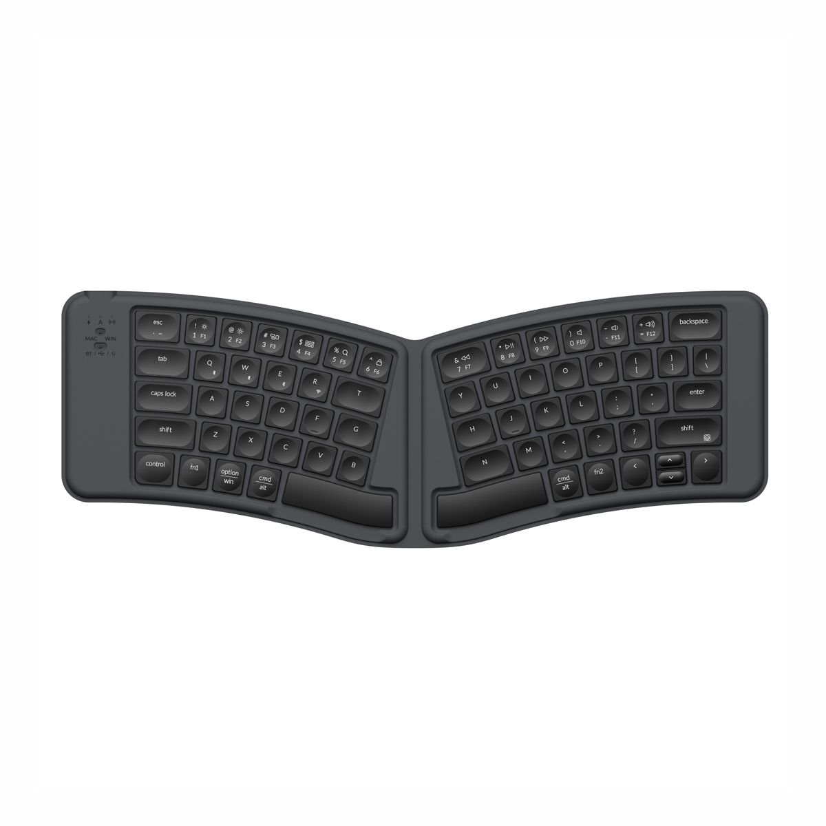 Keychron K2 B11 Pro Ultra-Slim Faltbare Wireless-Tastatur, Space Grey