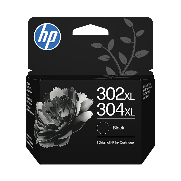 HP 302XL/304XL Schwarz Original Tinte