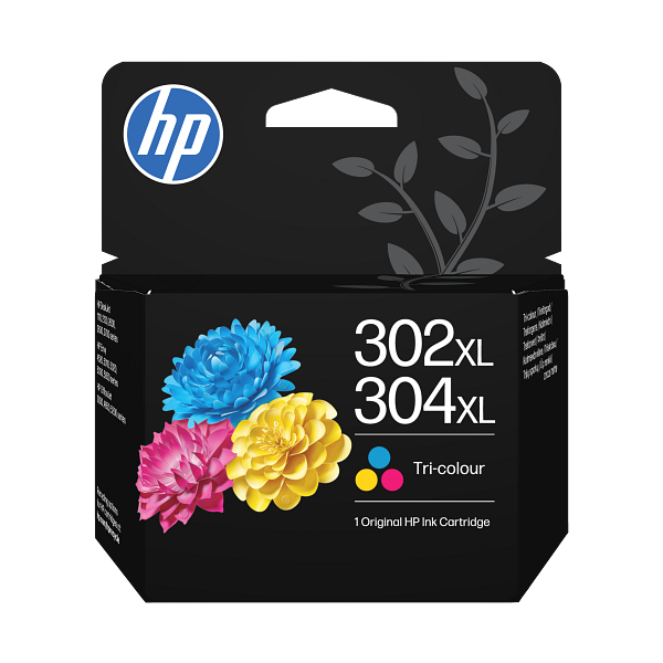 HP 302XL/304XL Farbe Original Tinte
