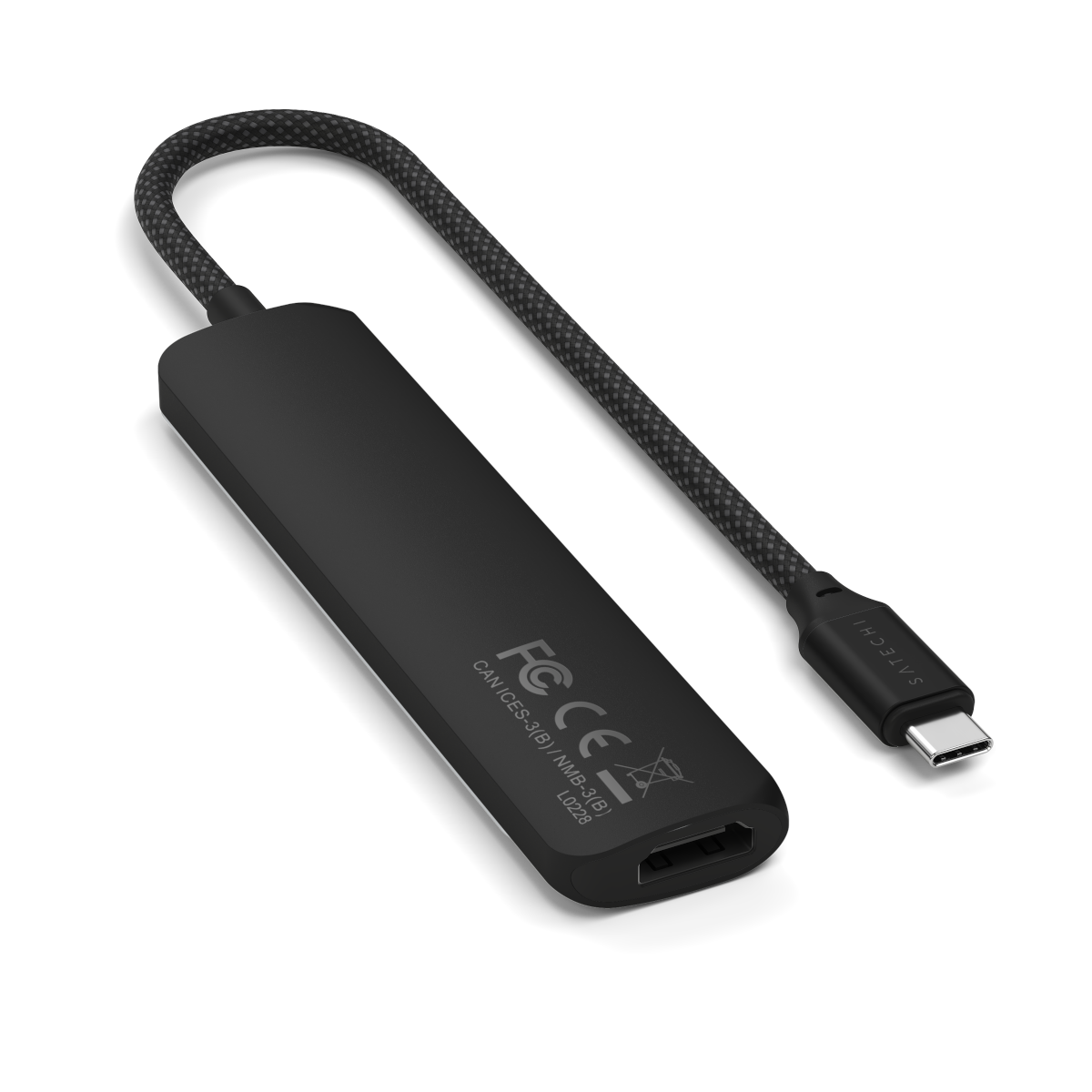 Satechi USB-C 6-in-1 Slim Multiport Adapter Black