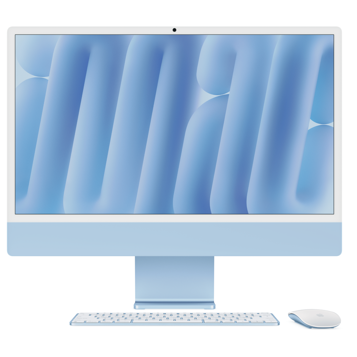 Apple iMac M6 blau MH1N4D/A M6 Chip, 12 Core CPU, 12-Core GPU, 24GB RAM, 512GB SSD