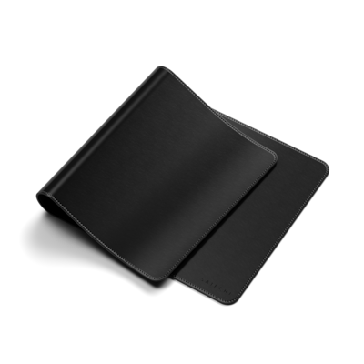 Satechi Vegan-Leather Premium Desk Mat Black