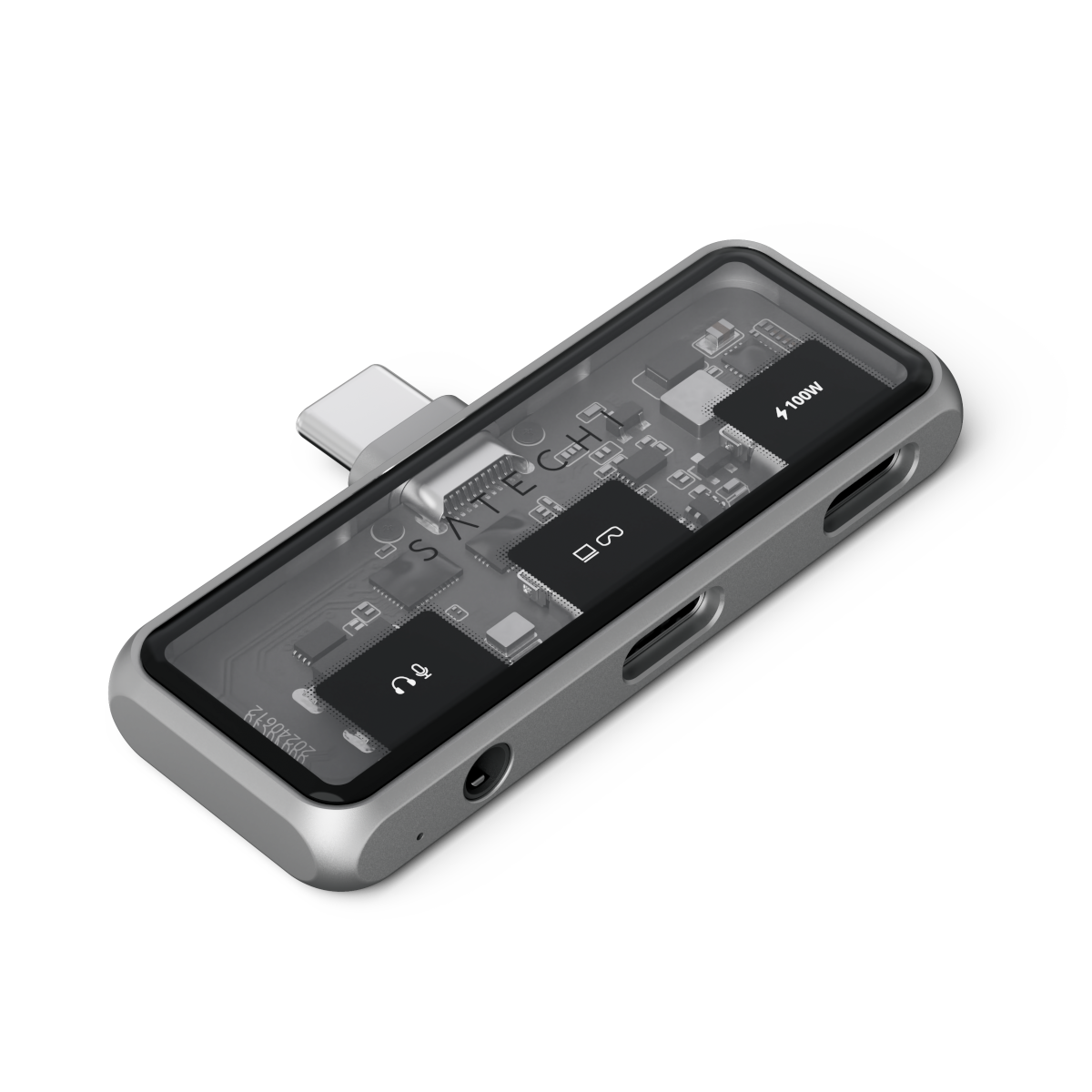 Satechi USB-C PD Mobile XR Hub & 3.5mm Audio space grey