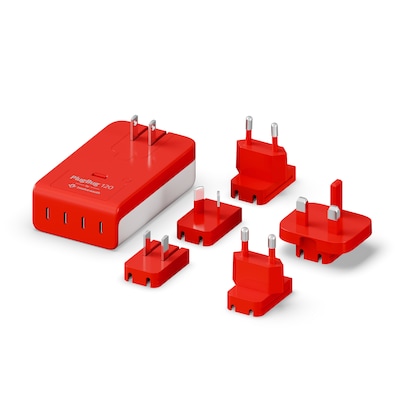 Twelve South PlugBug 120W USB-C Wall Travel Charger with Find My Zeitgleiches Laden von 4 Geräte