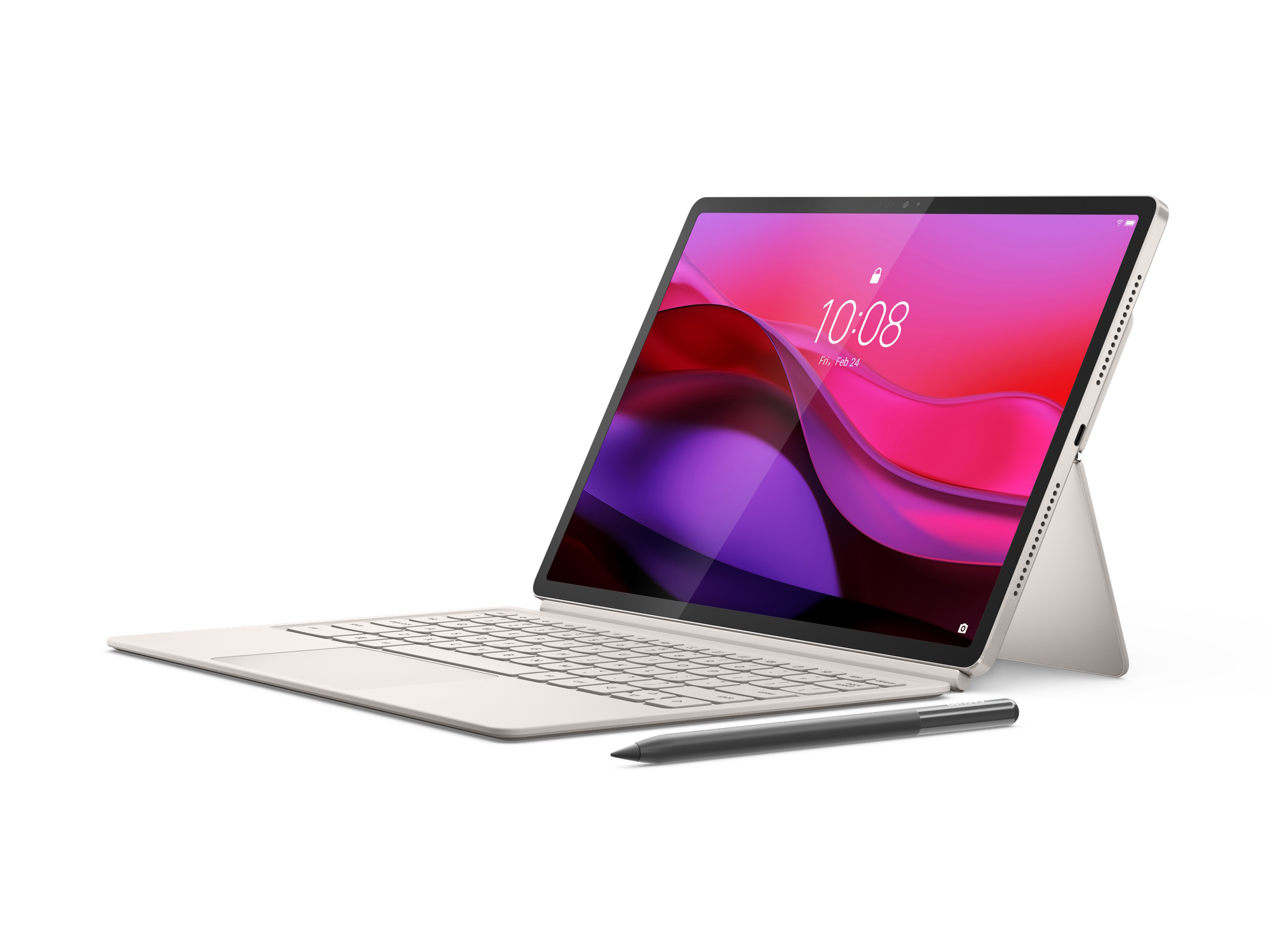 Lenovo Yoga Tab Plus (FL) - ZAEG0061DE-CAMPUS B-Ware 12,7" 3K Touch, Qualcomm Snapdragon 8 Gen 3, 16GB RAM, 512GB UFS, A...