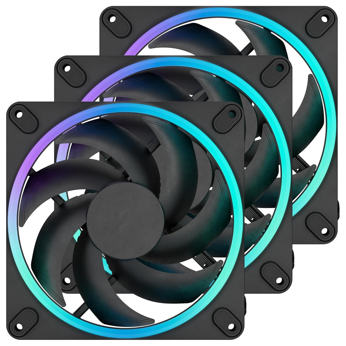 Fractal Design Momentum 14 RGB Black 3er-Pack | Gehäuselüfter