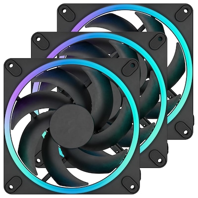 Fractal Design Momentum 14 RGB Black 3er-Pack | Gehäuselüfter