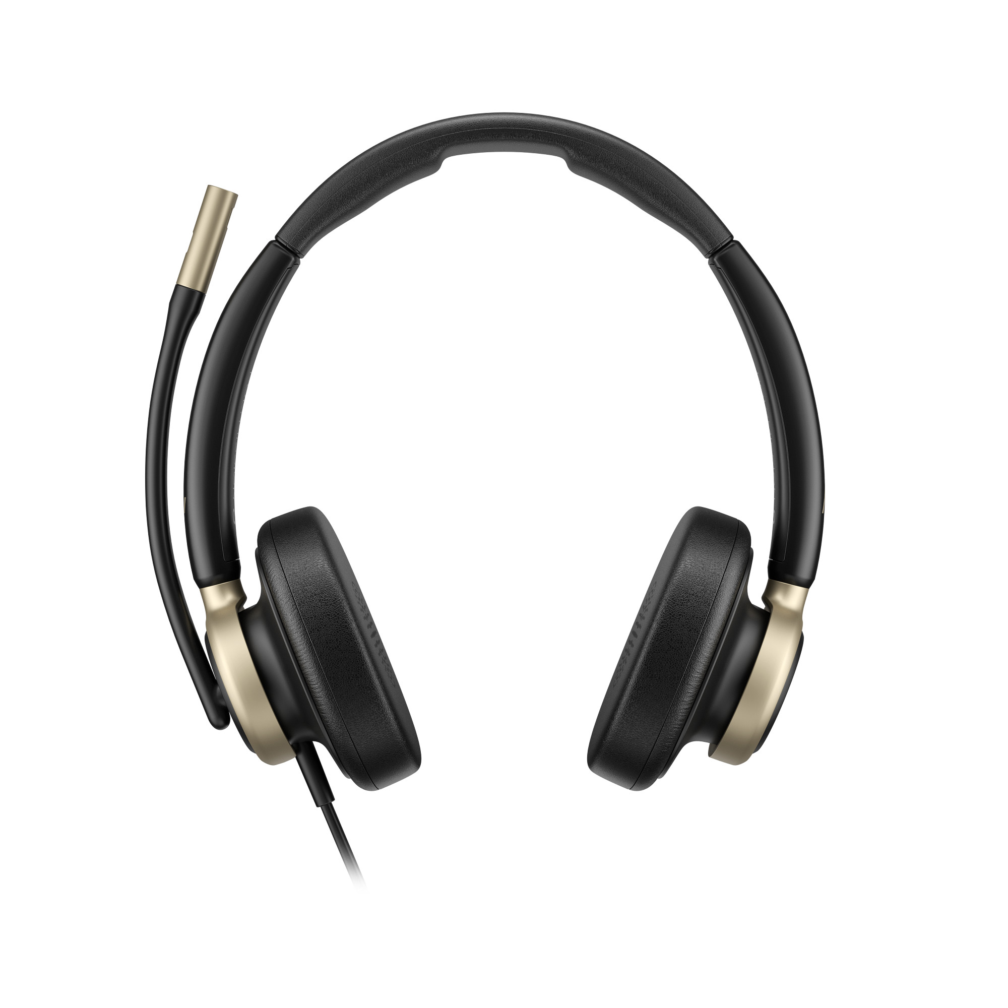 HP Poly Mission 825 Stereo-Headset mit USB-A/C, kabelgebunden Microsoft Teams-zertifiziert, Aktives Noise Cancelling (ANC), KI-Geräuschunterdrückung m