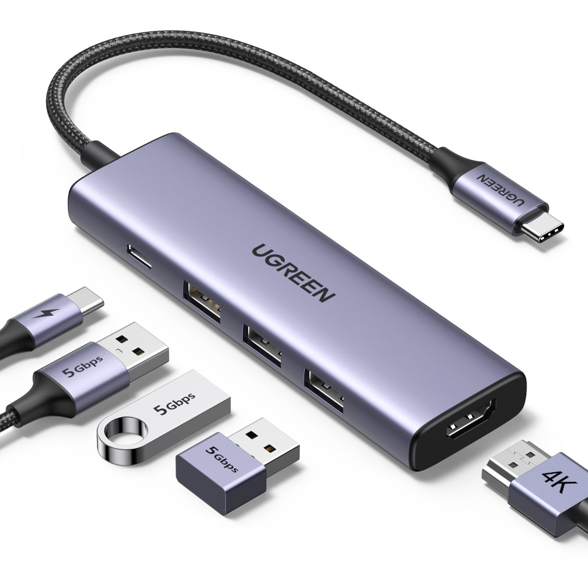 UGREEN CM511 5-in-1 USB-C Hub