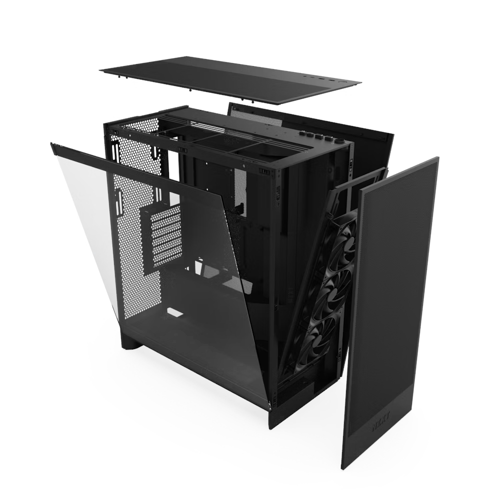 NZXT H7 Flow V2 schwarz | PC-Gehäuse Gehäuse Produkt Bild 2