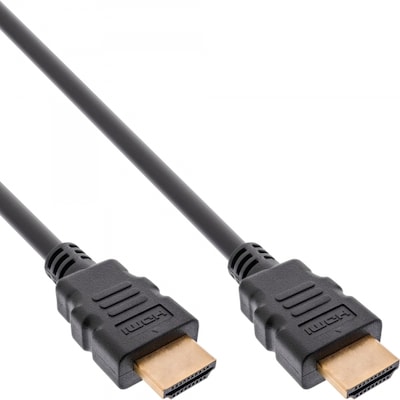 Thumbnail - InLine® Zertifiziertes HDMI Kabel, Ultra High Speed HDMI 8K4K, Stecker / Stecker, schwarz / gold, 1m