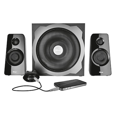 TRUST Tytan 2.1 Subwoofer Speaker Set, schwarz