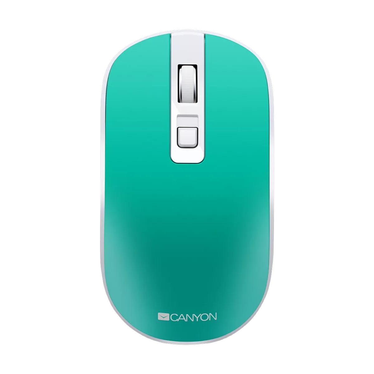 Canyon MW-18 Kabellose wiederaufladbare Maus mit geräuschlosen Tasten, Drahtlose 2,4-GHz-Verbindung über USB-Empfänger