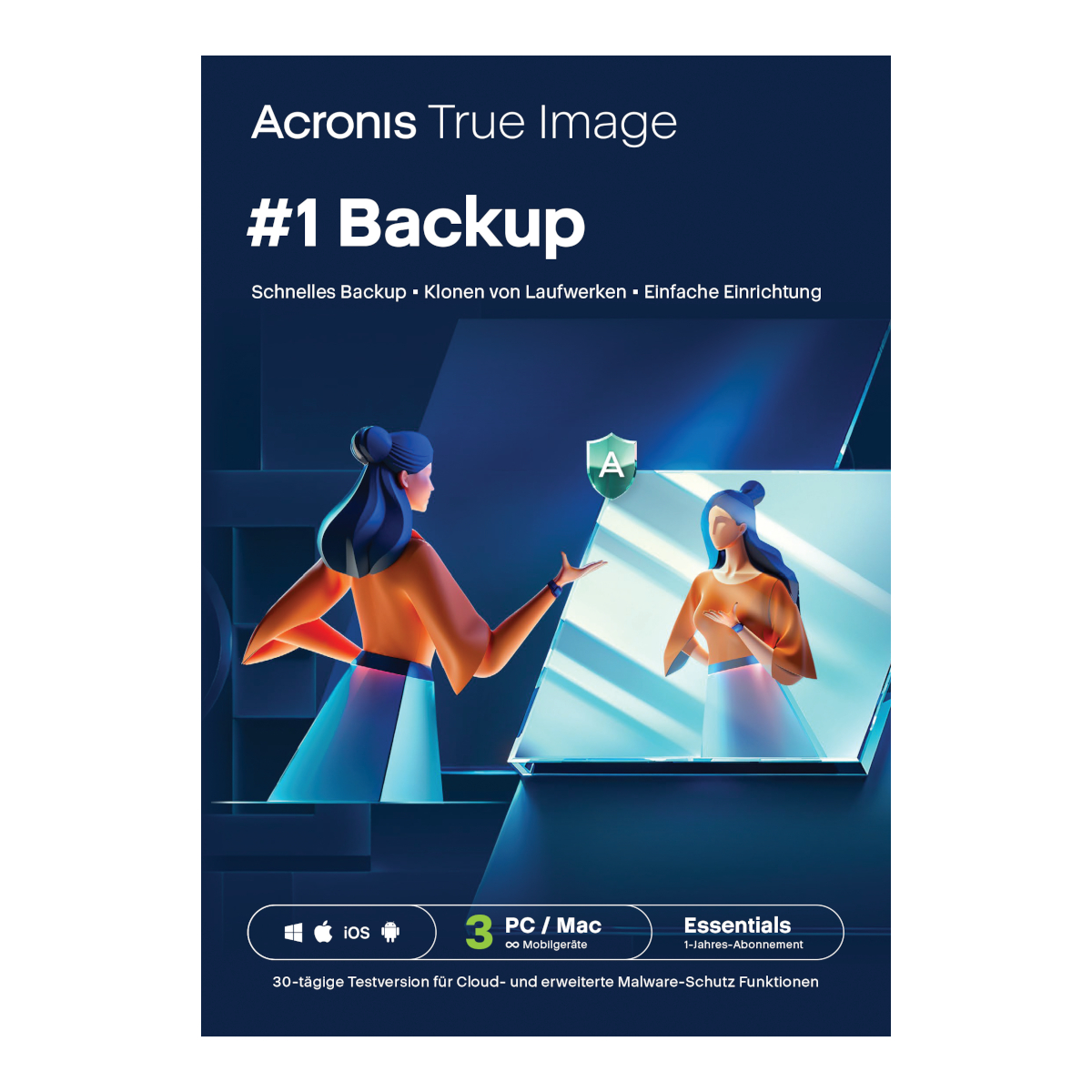 Acronis True Image Essentials [3 Geräte - 1 Jahr]
