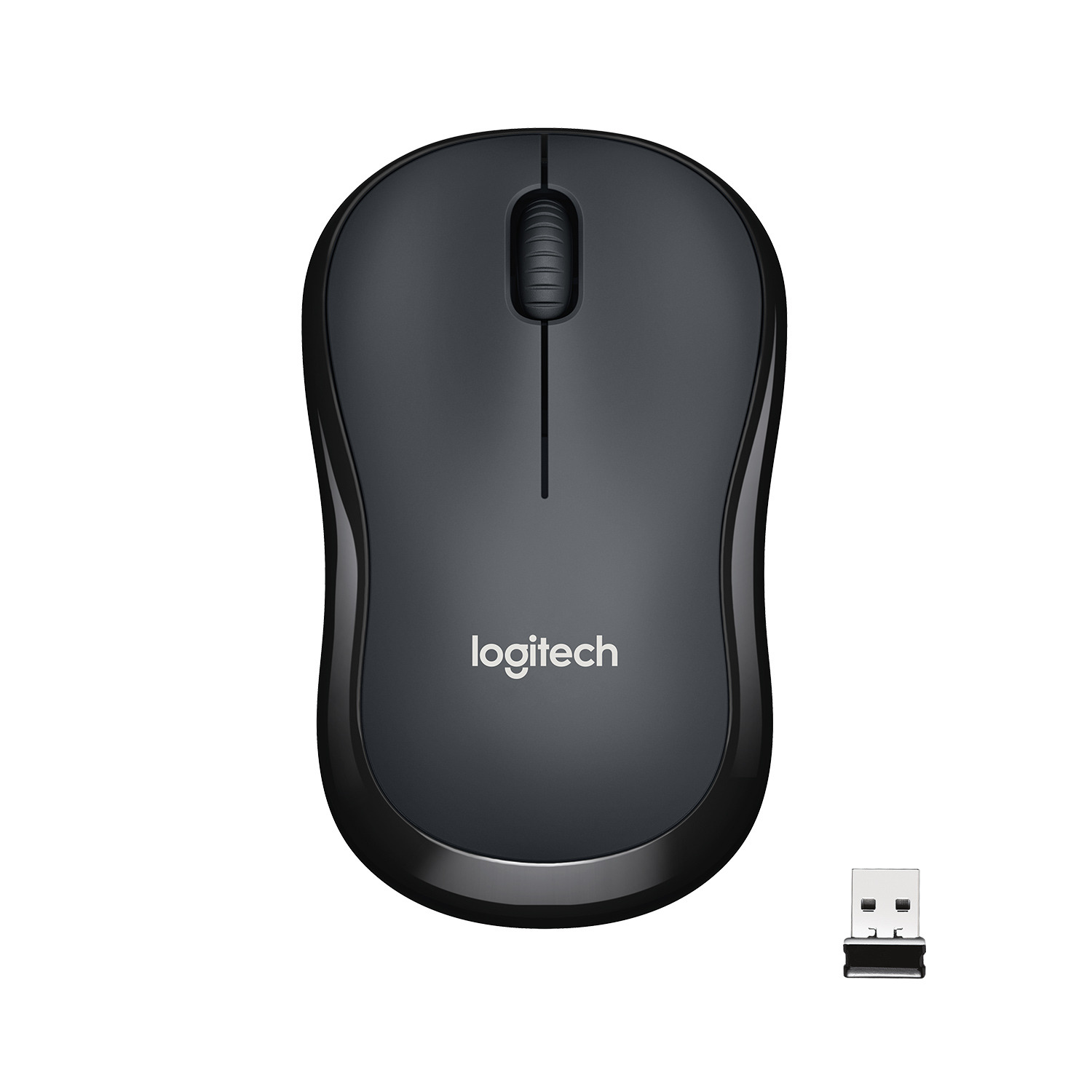 Logitech M220 Silent Maus, schwarz