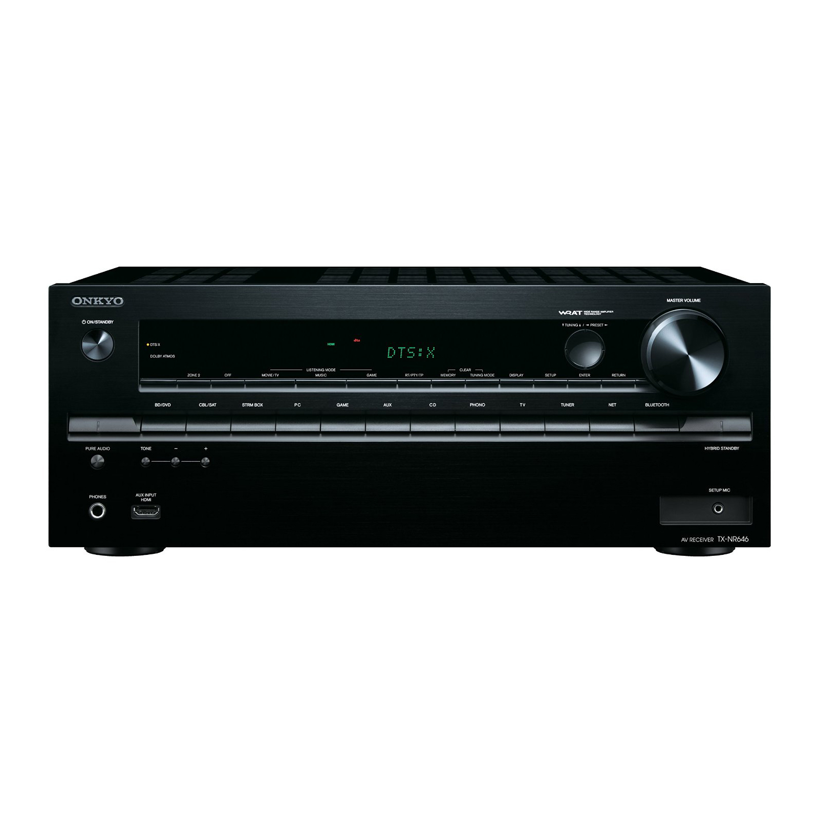 Onkyo TX-NR646 (schwarz) - 7.2-Kanal Netzwerk-AV-Receiver - AV