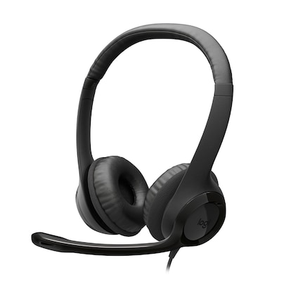 Logitech H390 Stereo-Headset, Kabelgebunden, USB-C Anschluss Klare Audioqualität für Musik, Telefonie und Besprechungen,...