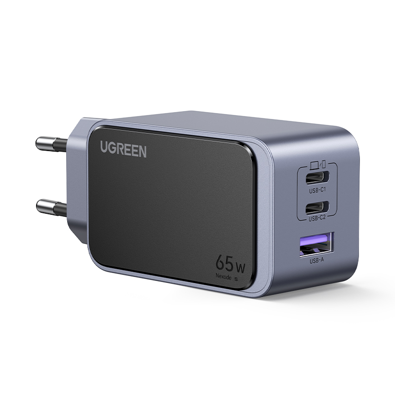 UGREEN Nexode X553 65W 3-Port GaN Fast Charger 2x USB-C 1x USB-A