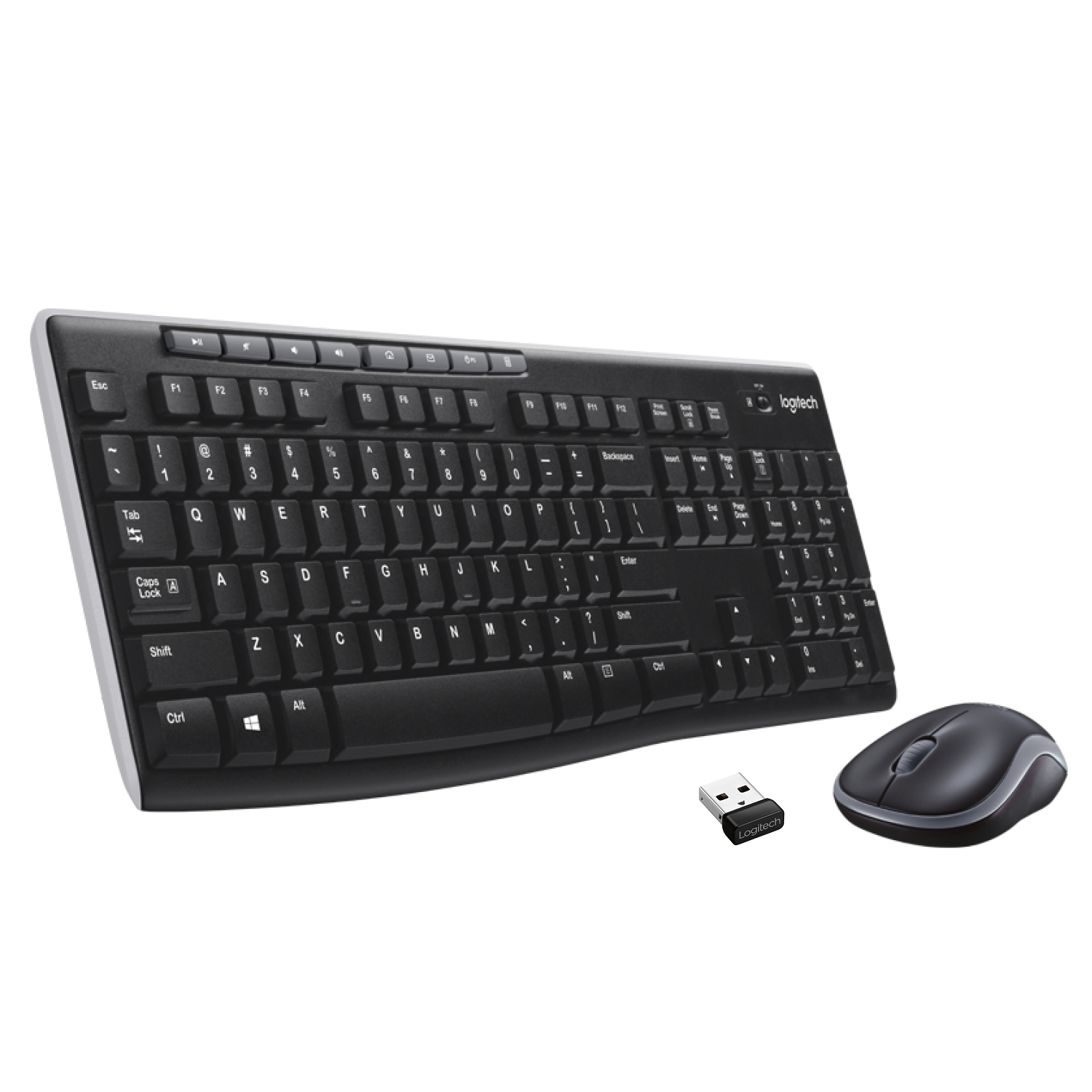 Logitech MK270 Desktopset, kabellos, US-Layout Tastatur und Maus Tastaturen Produkt Bild 2