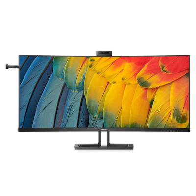 Philips 40B1U6903CH 40 Zoll Wide UHD Curved Monitor, 5 MP Webcam, höhenverstellbar, Lautsprecher (5120x2160, 75 Hz, HDMI...