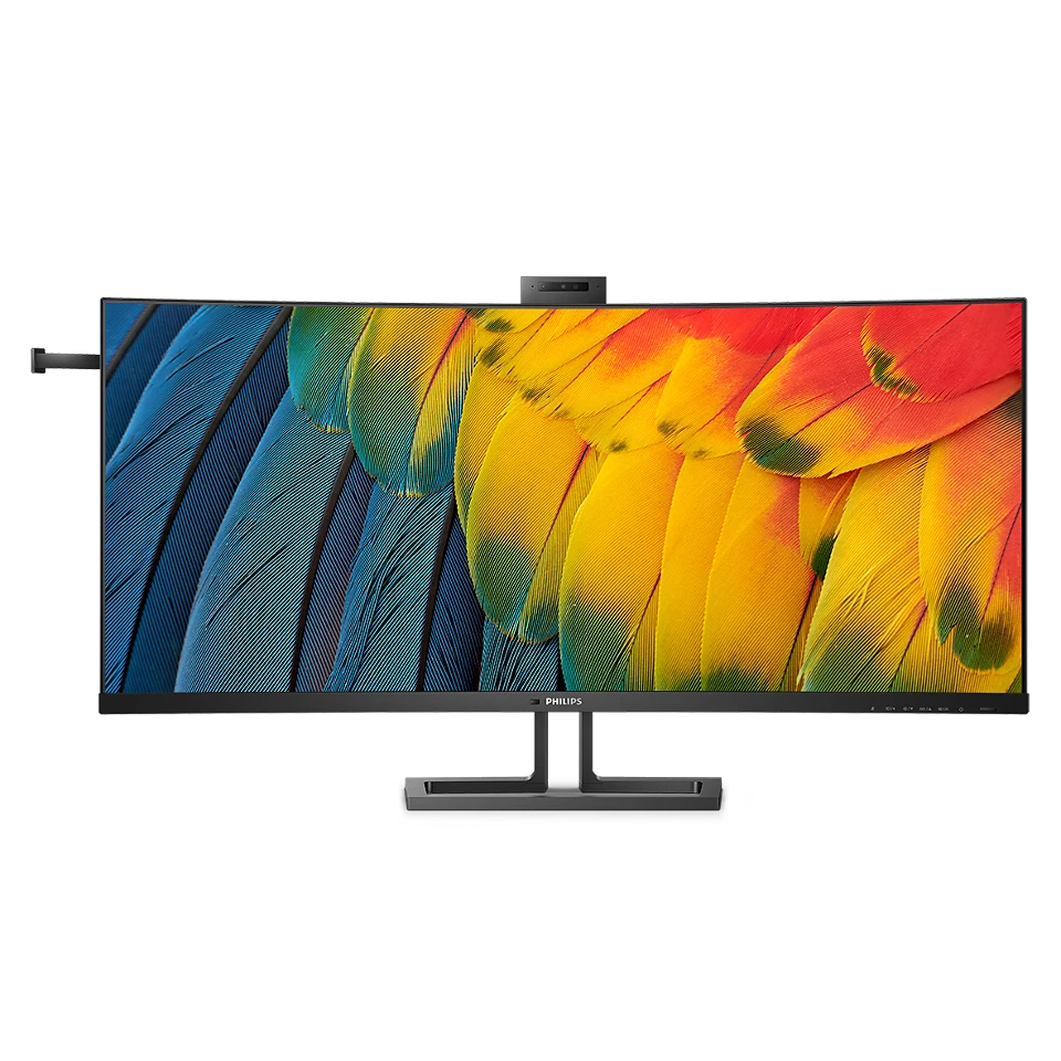 Philips 40B1U6903CH B-Ware 40 Zoll Wide UHD Curved Monitor, 5 MP Webcam, höhenverstellbar, Lautsprecher (5120x2160, 75 H...