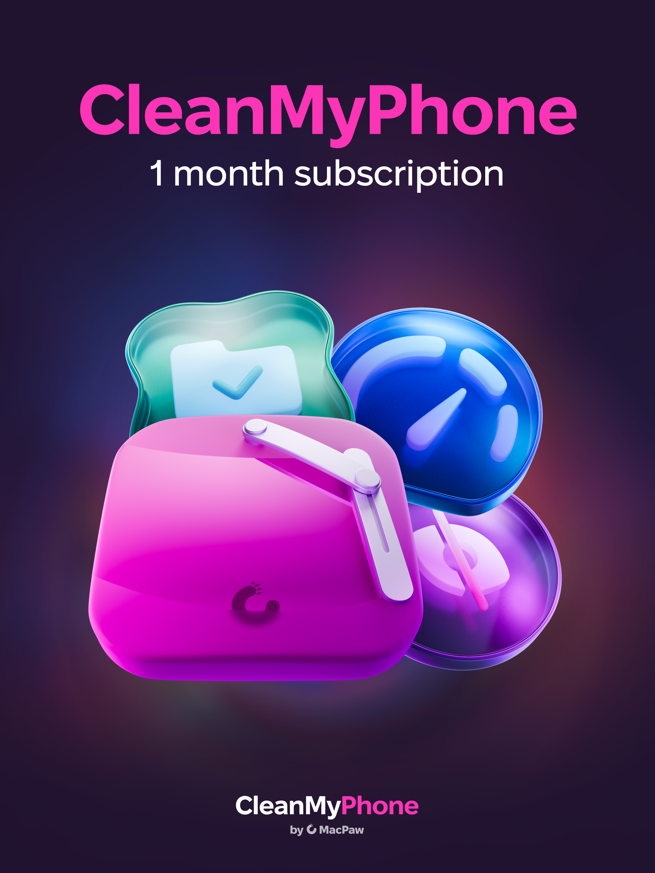 MacPaw CleanMyPhone |1 Monat | iPhone / iPad