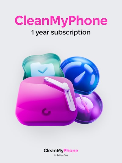 MacPaw CleanMyPhone | 1 Jahr | iPhone / iPad