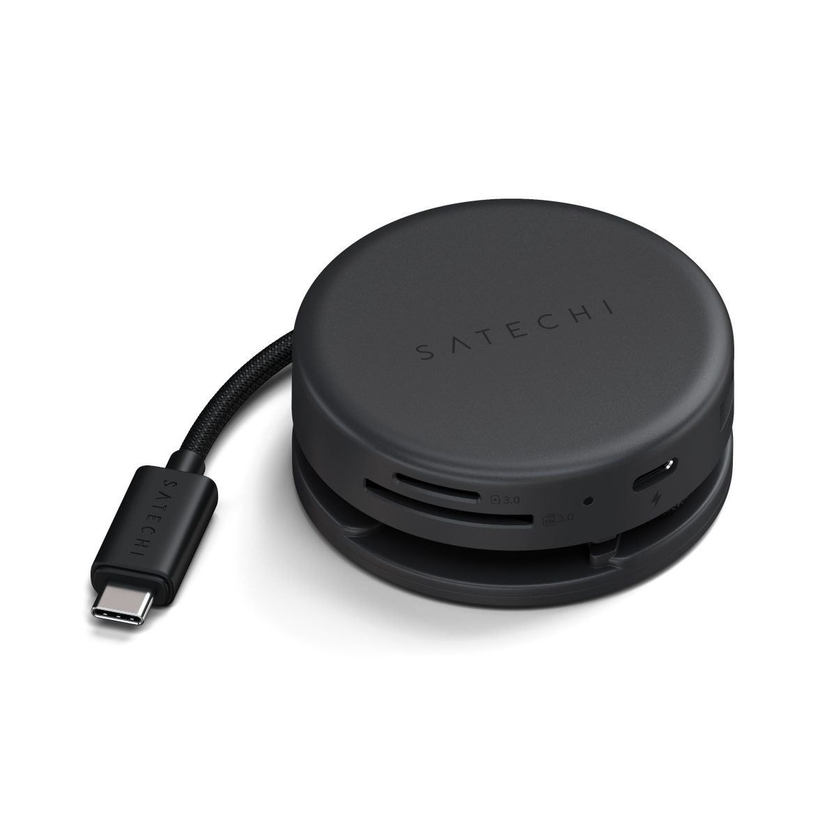 Satechi OntheGo 7-in-1 Multiport Adapter space black