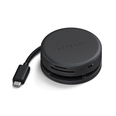 Satechi OntheGo 7-in-1 Multiport Adapter space black