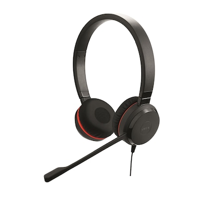 Thumbnail - Jabra Evolve 20 Special Edt Headset, Stereo, Kabelgebunden, USB, Optimiert für Unified Communication, Kunstlederohrpolst...