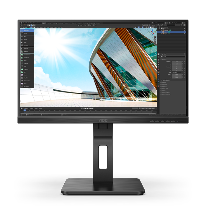 Gebraucht: AOC Q27P2Q Office Monitor - IPS, QHD, Höhenverstellung | B-Ware