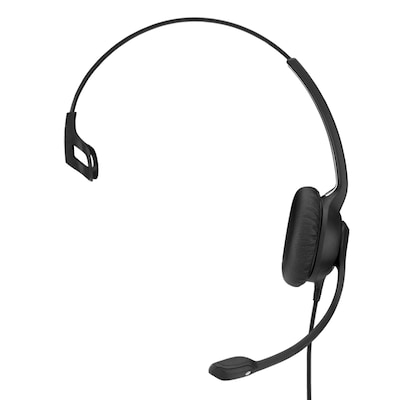EPOS Headset IMPACT SC 230 Quick Disconnect monaurales Headset mit Kopfbügel, für Wideband und Narrowband Telefone, inkl. Tasche